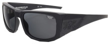 Black Flys Armored Fly Sunglasses - Matte Black - Smoke Polar Lens