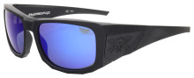 Black Flys Armored Fly Sunglasses - Matte Black - Blue Mirrored Lens