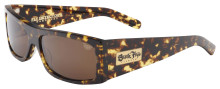 Black Flys Fly Detector 2 sunglasses - shiny tort/ brown lens
