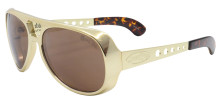 Black Flys Sublime King Fly sunglasses - Gold w/Amber Polar lenses