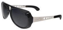 Black Flys King Fly sunglasses - black/chrome - smoke lens