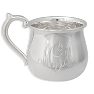 Large Baby Cup Sterling Silver