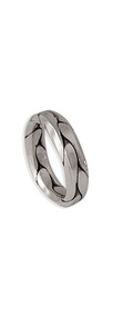 Tire Tread Ring Sterling Silver
