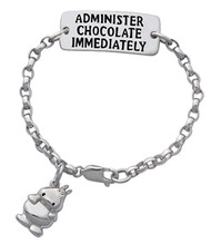 Chocolate Med-Alert Bracelet