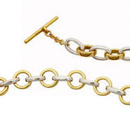 "Say It" Gold and Silver Bracelet $799