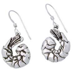 prawn earrings
