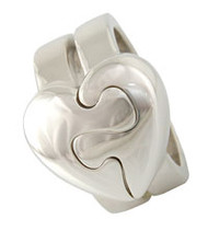 Puzzled Heart Ring