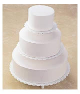 cake decorating instruction tiered
