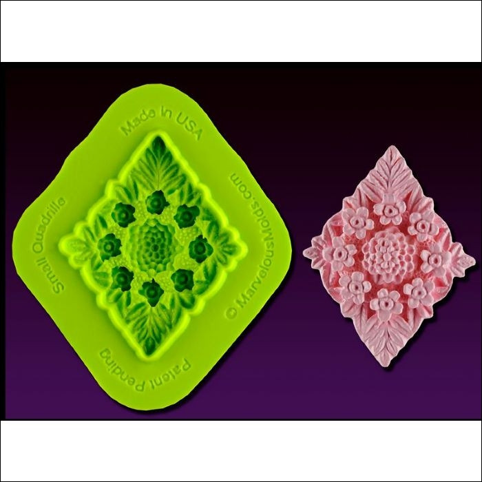 Marvelous Molds Small Buckle Silicone Mold for Cake Decorating with Fondant and Gum Paste Icing