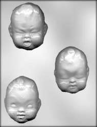 3-1/2" BABY FACE CHOCOLATE CANDY MOLD