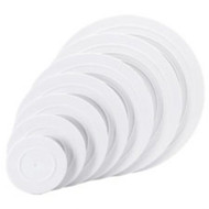 WILTON WHITE SMOOTH-EDGED ROUND PLASTIC SEPARATOR PLATES-CHOOSE FROM VARIETY OF SIZES