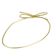 22" STRETCH LOOP-GOLD--PKG/50