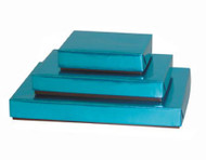 TURQUOISE WRAPPED BOX--VARIETY OF SIZES