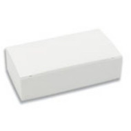 1/4# WHITE  FOLDING CANDY BOX 4-1/2" x 2-5/16" x 1-1/8"--PKG/25