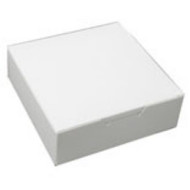 1# FOLDING FUDGE BOX  WHITE 5-9/16" x 5-9/16" x 1-3/4"--PKG/25