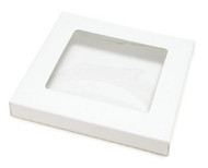 WHITE FOLDING ZODIAC BOX 4-1/4" x 4-5/8" x 5/8"--PKG/25