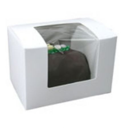 1 2 Folding White Egg Box W Window 4 5 8 X 3 1 8 X 3 1 8 Pkg 25 Cake Decorating Supplies Cake Supplies Plus Com