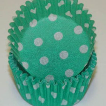 Green Polka Dot Mini Baking Cup 1 1 2 Base 3 4 Wall Pkg 500 Cake Decorating Supplies Cake Supplies Plus Com Green Polka Dot Mini Baking Cup 1 1 2 Base 3 4 Wall Pkg 500 Cake Decorating Supplies Cake Supplies Plus Com