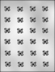 3/4" RIBBON BOW CHOCOLATE CANDY MOLD