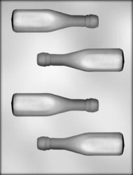 4-5/8" 3D CHAMPAGNE BOTTLE CHOCOLATE CANDY MOLD