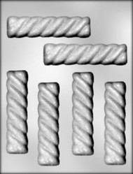 4-1/2" CANDY BAR CHOCOLATE CANDY MOLD.