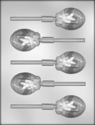 2-3/8" BUNNY/BIG EGG SUCKER CHOCOLATE CANDY MOLD