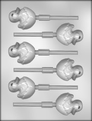 2-1/8" DUCK IN EGG SUCKER CHOCOLATE CANDY MOLD