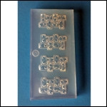 Clear Brooch Mold #47--Clear Silicone