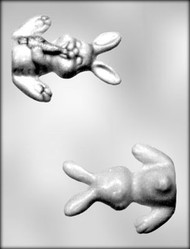4" BIG FOOT BUNNY -3D CHOCOLATE CANDY MOLD