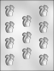 1-1/2" SQUIRREL CHOCOLATE CANDY MOLD