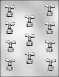 1-3/8" MOOSE CHOCOLATE CANDY MOLD