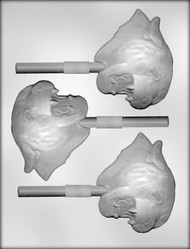4" PANTHER/COUGAR SKR CHOCOLATE CANDY MOLD