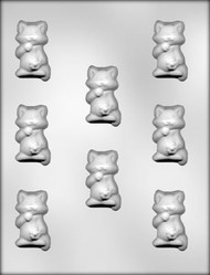 2-1/4" - 3" 2" CAT CHOCOLATE CANDY MOLD