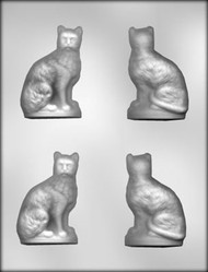 3-1/8" 3D CAT CHOCOLATE CANDY MOLD
