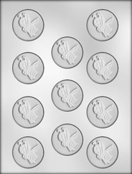 1-3/4" BUMBLE BEE MINT CHOCOLATE CANDY MOLD