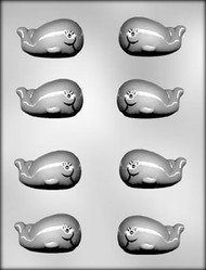 2-1/8" WHALE CHOCOLATE CANDY MOLD