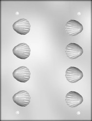 1-1/2" 3D CLAM CHOCOLATE CANDY MOLD