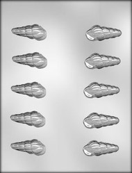 2" 3D SEASHELL CHOCOLATE CANDY MOLD