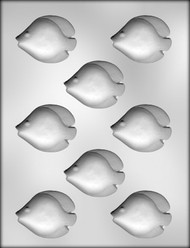 2-5/8" TROPICAL FISH CHOCOLATE CANDY MOLD
