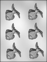 2-1/2" TROPICAL FISH CHOCOLATE CANDY MOLD