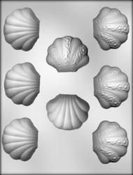 1-1/4" CLAM SHELL CHOCOLATE CANDY MOLD