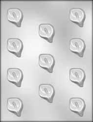 1-1/2" CALLA LILY CHOCOLATE CANDY MOLD