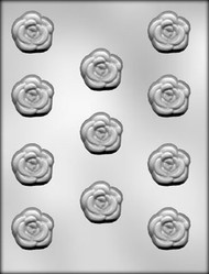 1-3/8" ROSE CHOCOLATE CANDY MOLD