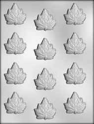 1-3/4" MAPLE LEAF CHOCOLATE CANDY MOLD