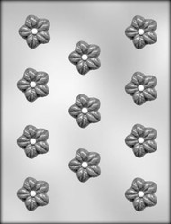 1-1/4" WILD ROSE CHOCOLATE CANDY MOLD