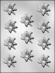 1-3/4" LILY CHOCOLATE CANDY MOLD