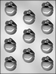 1-5/8" APPLE CHOCOLATE CANDY MOLD