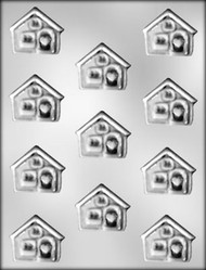 1-5/8" HOUSE CHOCOLATE CANDY MOLD