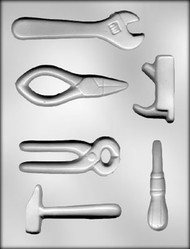2-1/2" - 5-1/4" TOOL ASSORTMENT CHOCOLATE CANDY MOLD