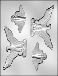 3-5/8" & 5-3/8" EAGLES CHOCOLATE CANDY MOLD